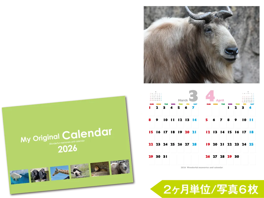 A3サイズ中綴じキュートタイプ写真6枚価格